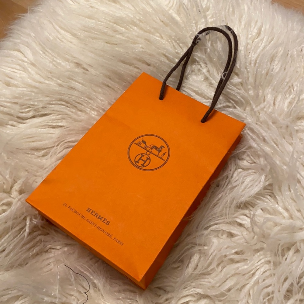 Hermes xs paper shopping bag